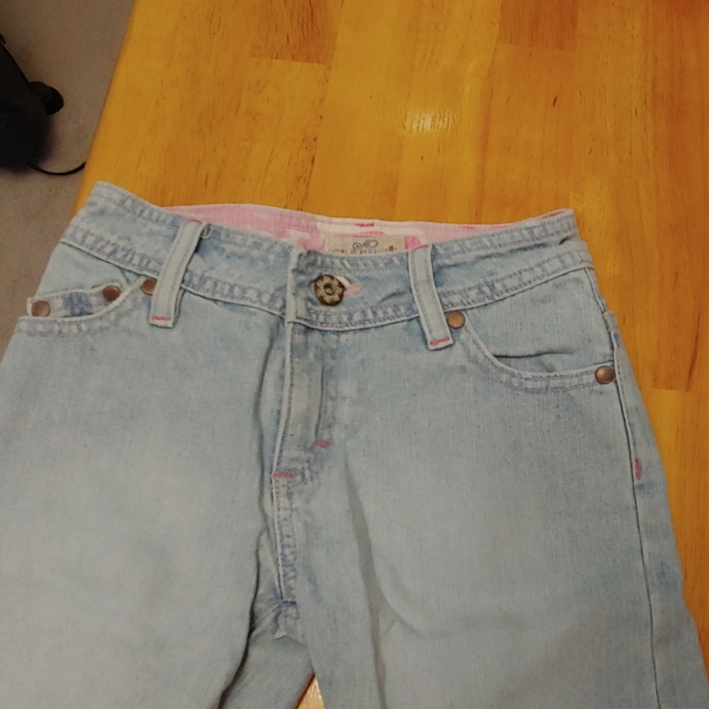 Denim shorts